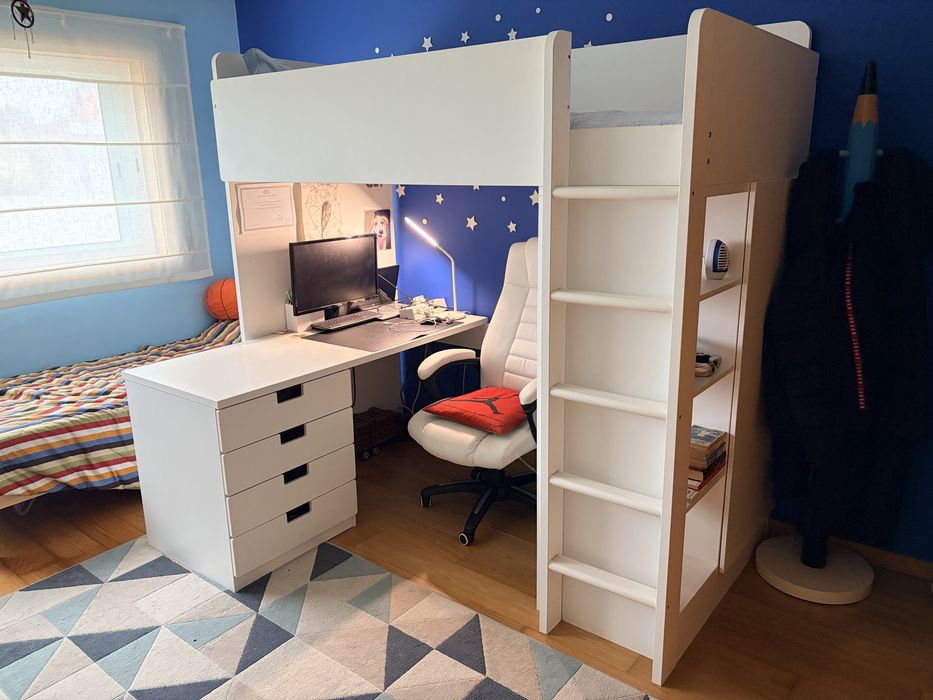 Cama beliche - branco