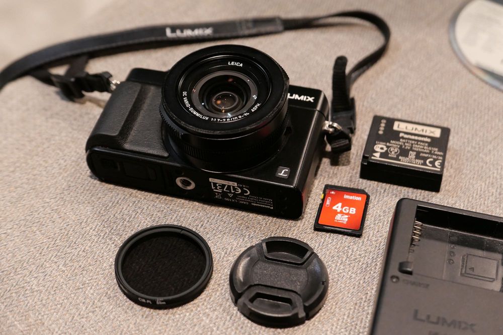 Aparat Panasonic Lumix DMC-LX100 + filtr HOYA PL-CIR
