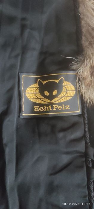 Тепла довга шуба Натуральне хутро