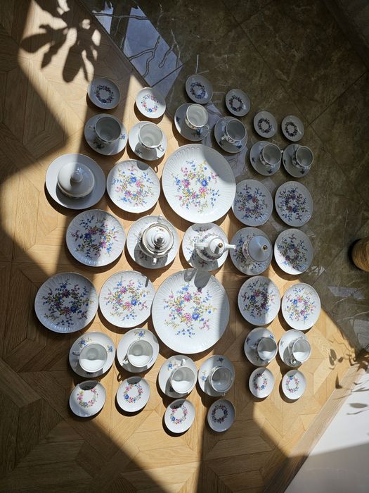 Элитный фарфоровый сервиз Henneberg Porzellan (ГДР) на 12 персон — 54