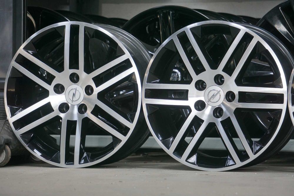 Alufelgi GM oryginal 5x110 7Jx17 et41 cb65,1mm czarny polysk i cnc