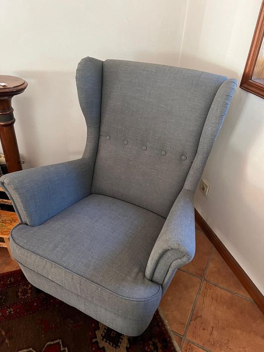 Poltrona, ikea Nordvalla cinz esc