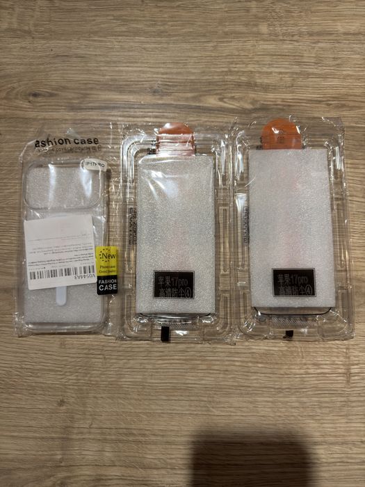 Capa iphone 17 pro com magsafe + 2 peliculas