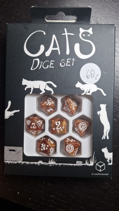 Kości koty do gier