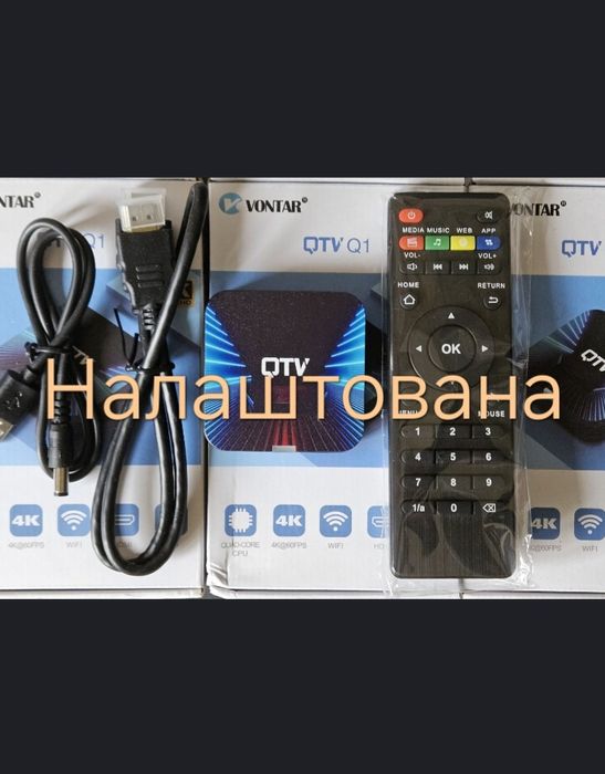 Vontar Qtv Q1,з опціями,андроід приставка до телевізора