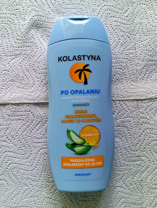 Kolastyna Sun balsam po opalaniu Shimmer przedłużający opaleniznę 200 ml. 3 szt.
