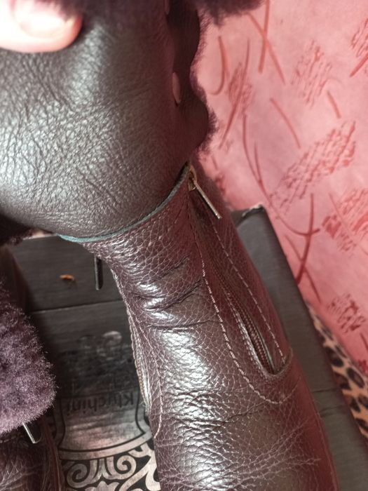 Зимние женские сапоги, ботинки, угги из натуральной кожи