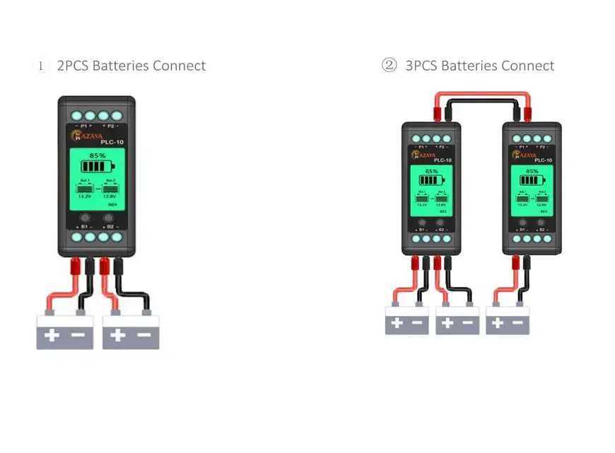 Балансир АКБ 10A Mazava PLC-10 HX02 | Новий, з індикацією |В наявності