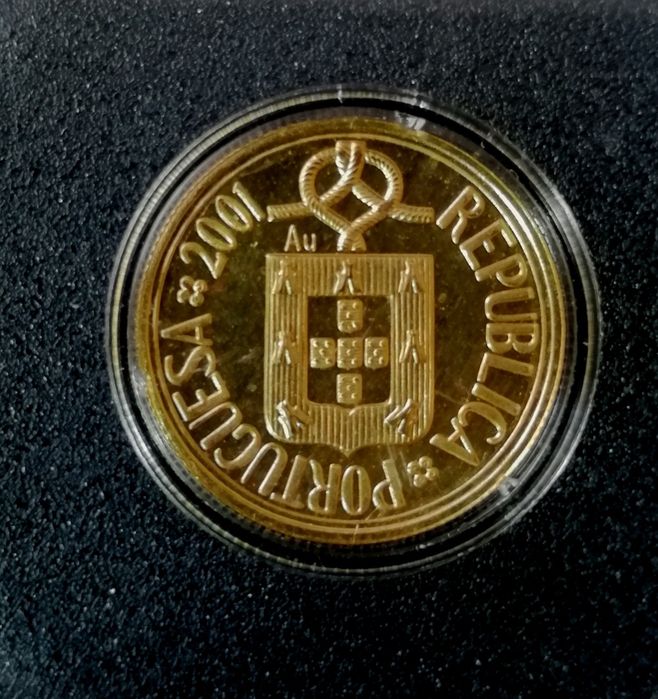 Moeda 1 ESCUDO em Ouro 2001