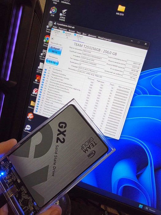 продам ssd 256 gb 100%