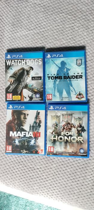 PS4 Slim com comando original Azul e jogos