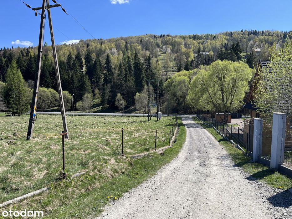 Działka budowlana Zawoja-Wełcza, widok na góry - Widok 5