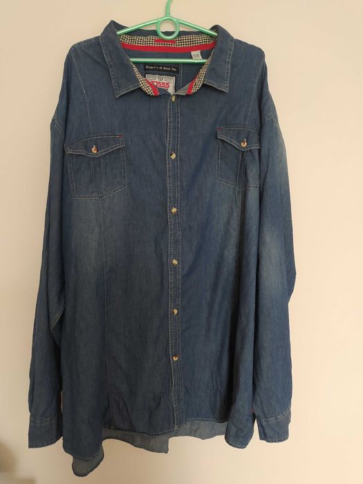 Koszula jeansowa Duke D555 duża r. 5XL/6XL