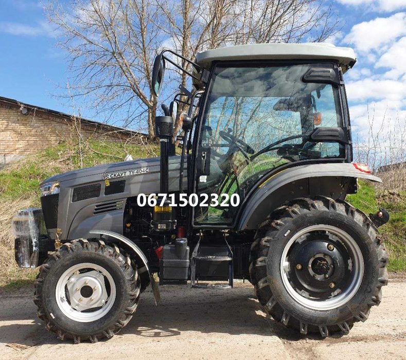 Мінітрактор Скаут ТY-404С Реверс ГУР Дводискове Рівна підлога Доставка