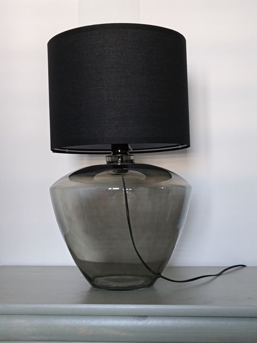 Lampa stołowa/nocna grafit