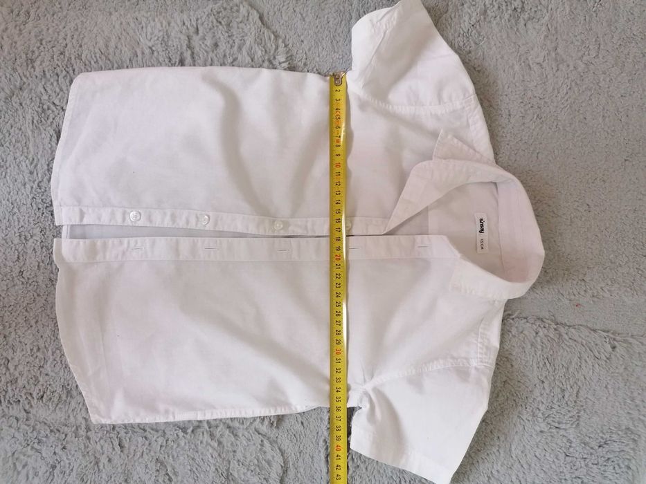Biała elegancka koszula 122cm