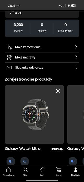 Zamienię Samsunga Galaxyna Watch Ultra na Huawei Watch GT 6 Pro, GT 7 pro.