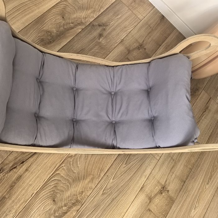 Bujak drewniany Montessori z poduszką