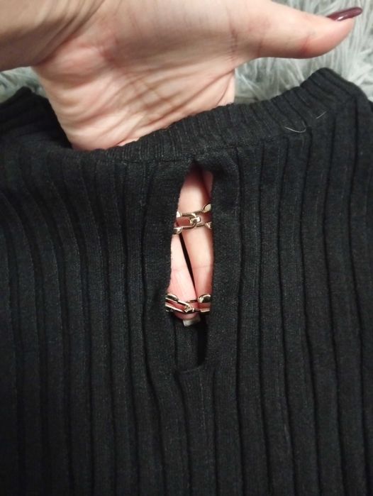 Сукня в м'який рубчик