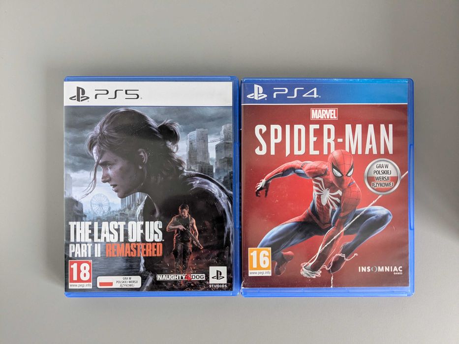 The Last of Us 2 Remastered PS5 Spider-Man PS4