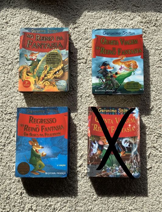 Vários Livros do Gerônimo Stilton (LER DESCRIÇÃO)