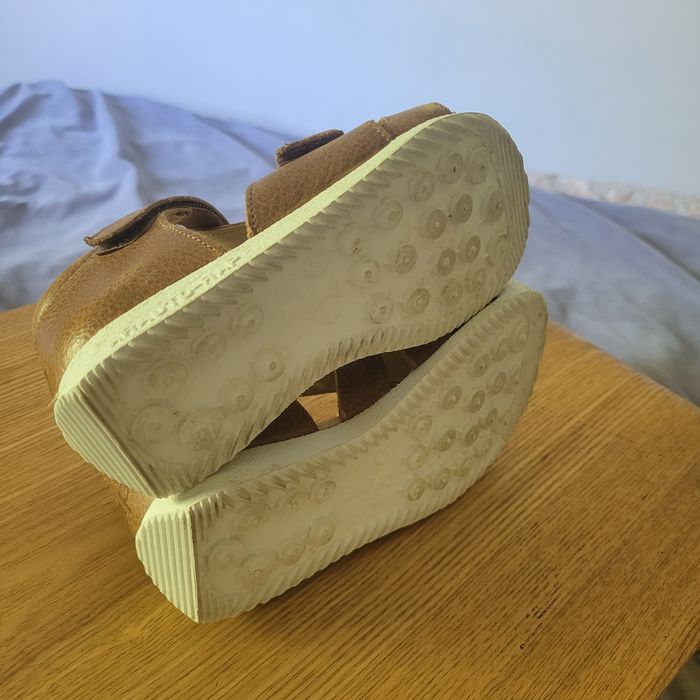 Rap hand made skórzane jak nowe sandały dla chłopca 25