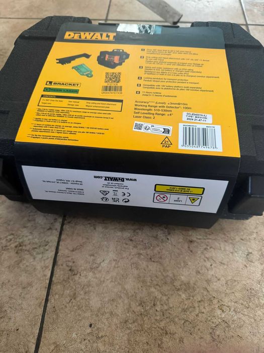 Dewalt LASER LINIOWY 18V DCLE34031N 3x360 DCLE34031N-XJ
