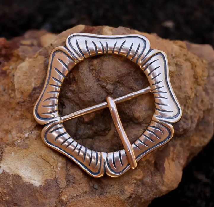 Klamra Do Paska, Anglia, Xvi W., Brąz