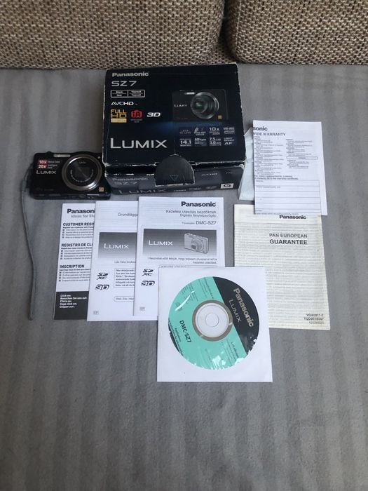 Panasonic Lumix DMC-SZ7 14,1 MP aparat cyfrowy, zestaw