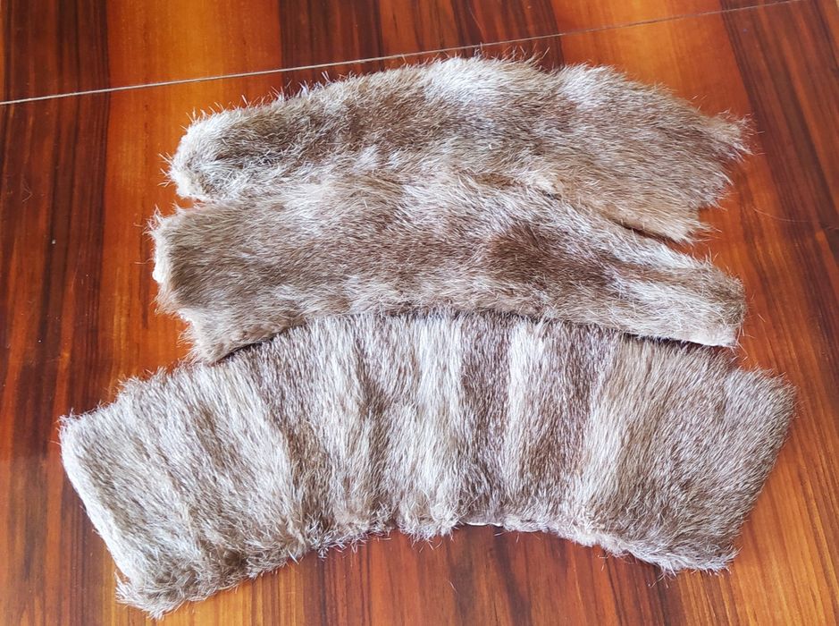 Stary szal, dopinka do płaszcza, skóry.