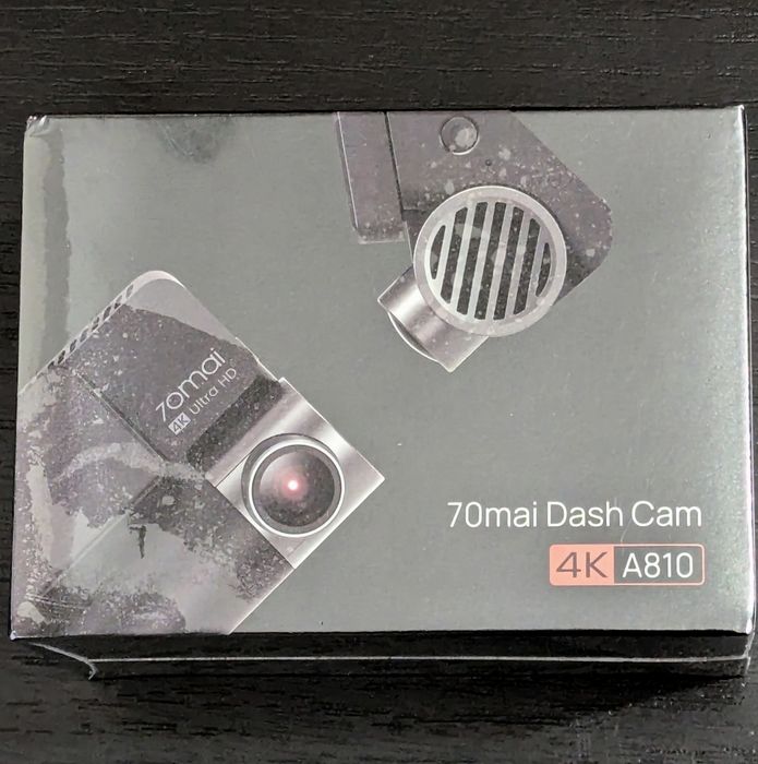 Відеореєстратор Xiaomi 70mai A810 4K HDR, 60 FPS, Новий, Запакований