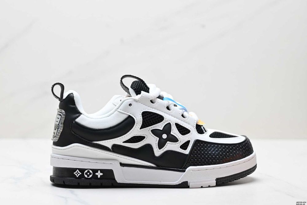 Louis Vuitton LV Skate Sneaker Marine White Black R.45
