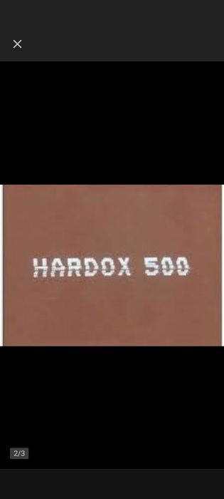 Blacha trudnoscieralna Hardox 500  8mm
