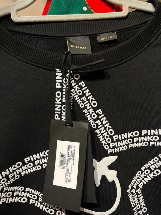 Bluza Pinko czarna logo + gwiazda r. 34