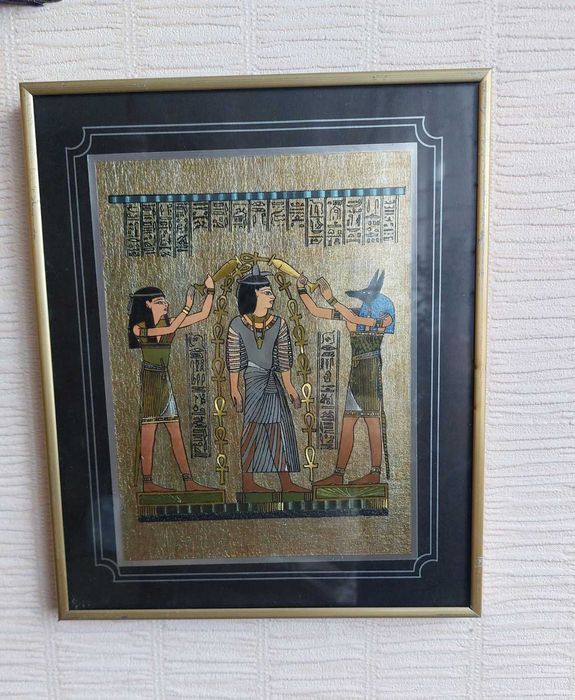 Картина на папірусі, декор