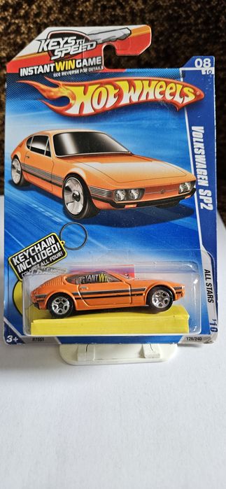 Volkswagen sp2 hot wheels wersja z brelokiem do kluczy