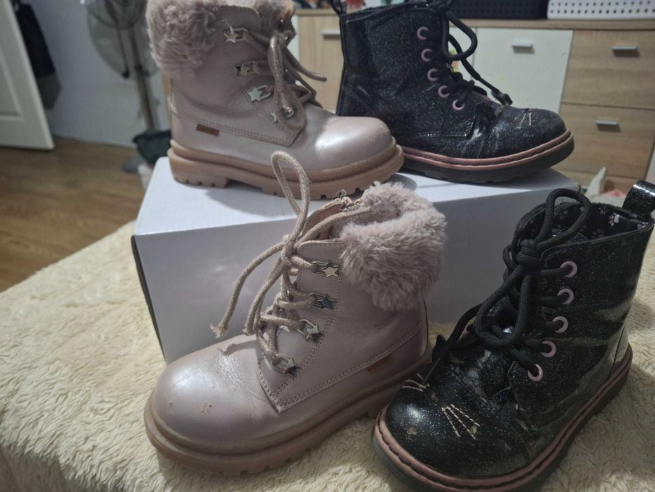 Buty zimowe dla dziewczynki rozmiar 27 i 28