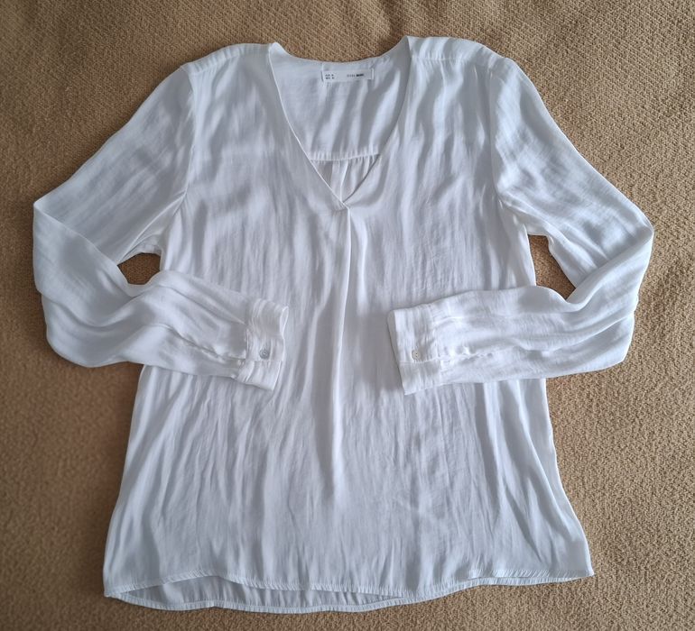 Camisa branca que não amachuca