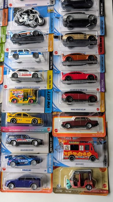 Subaru, Alfa Romeo, Jaguar, Volvo Hot Wheels Matchbox Хот Вілс Мачбокс