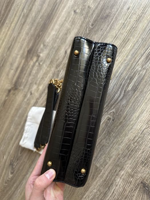 сумка Guess Katey Croc Flap Shoulder Bag сумка крос-боді жіноча сумочка через плече