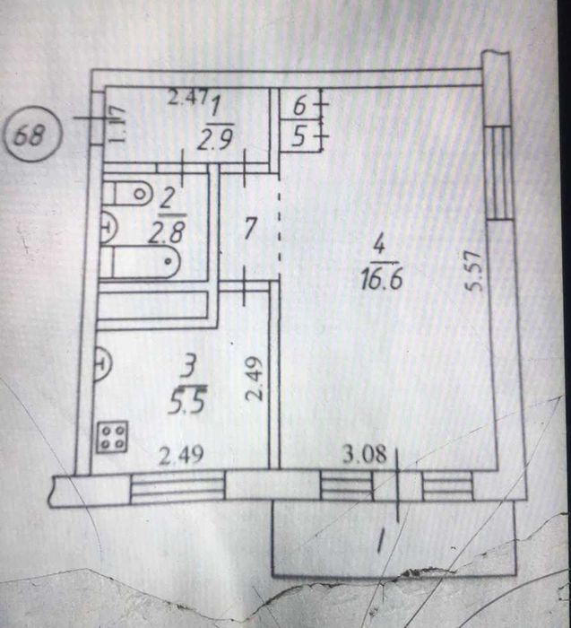 !!! АВТОНОМКА. Продаж 1но кімнатної квартири по вул.Довженка