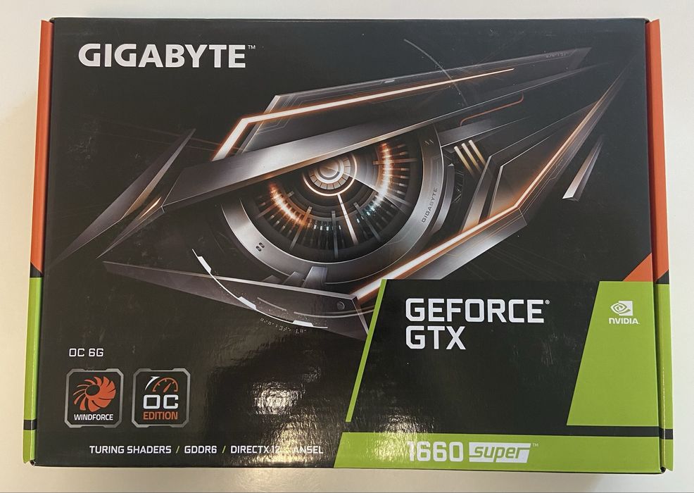 Відеокарта Gigabyte Geforce GTX 1660 super. Повний комплект! Ідеальний стан!