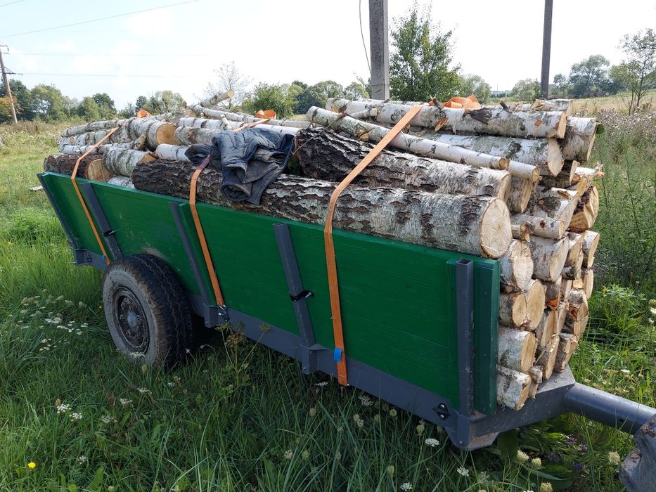 Прицеп одноосний усилений для дров