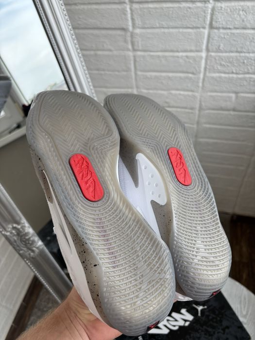 ОРИГІНАЛ! Кросівки Jordan Zion 3 White/Uniersity Red DR0675-106 розмір 45 (29см)