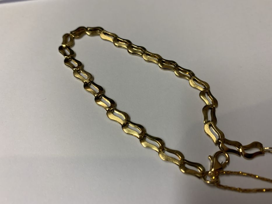 Zlota bransoletka  pr 585 dl 18cm waga 3.37gr