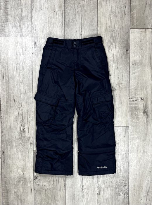Columbia omni-shield штаны горнолыжные 10-12 лет зимние детские черные