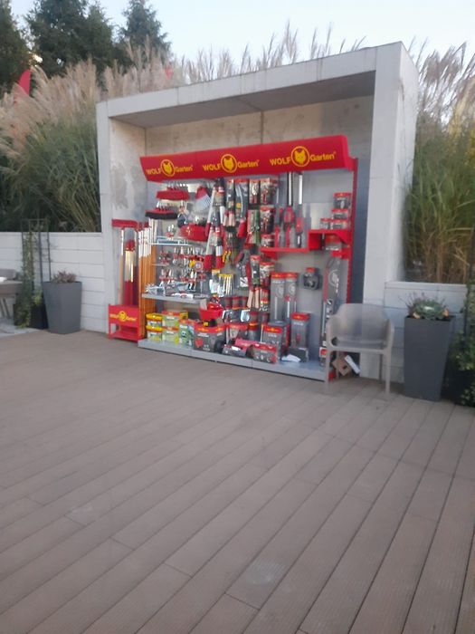 Wolf Garten kosiarki piły kosy wertykulatory narzędzia wysyłka