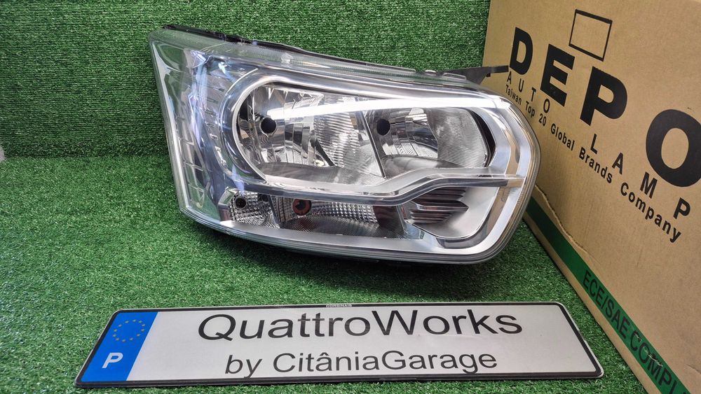 Otica Farol Direito Ford Transit MK7 V363 2013 em Diante Ref. 431-11C6RMLD-EM NOVO DEPO