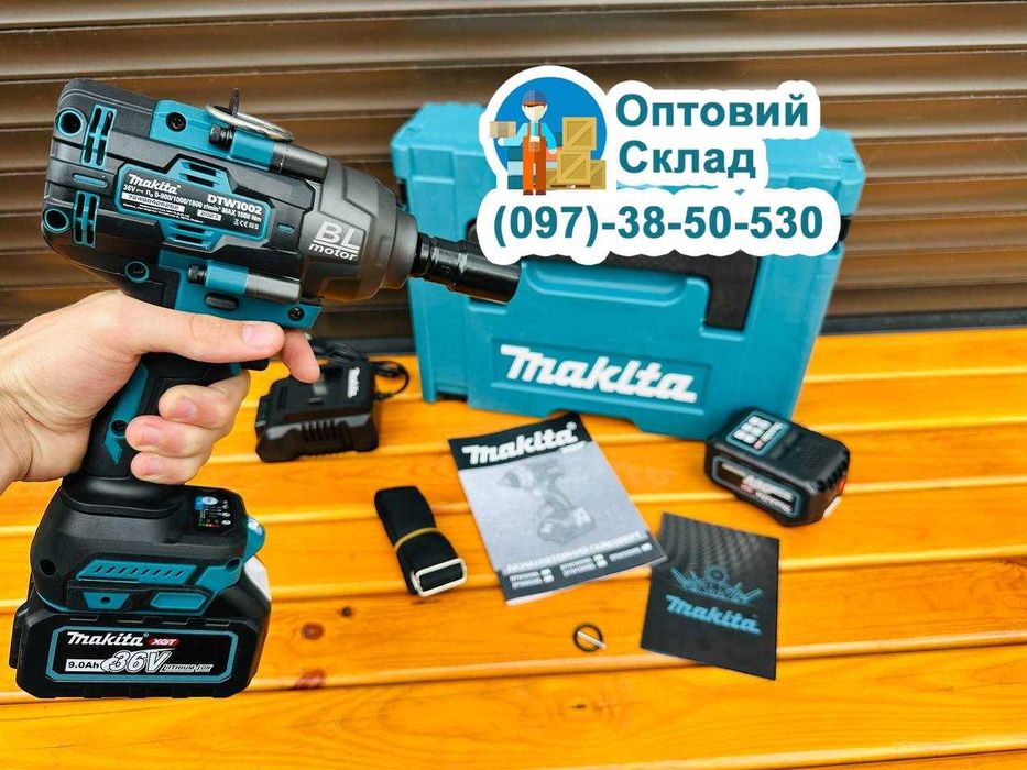 Акумуляторний Безщітковий Гайковерт DTW1002 BL (36v/9ah) Квадрат 1/2