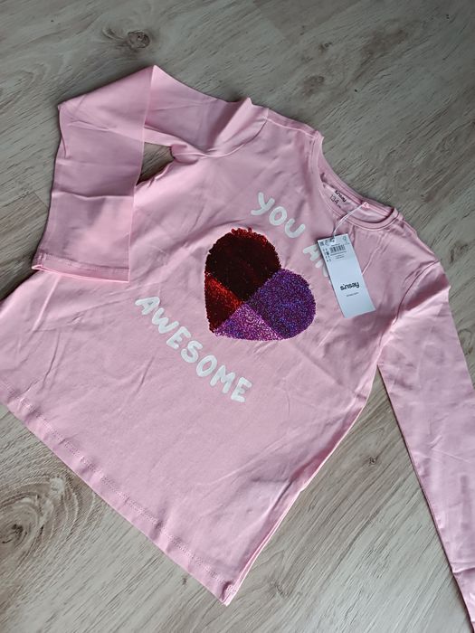 Nowa bluzka dziewczęca r.134 Sinsay